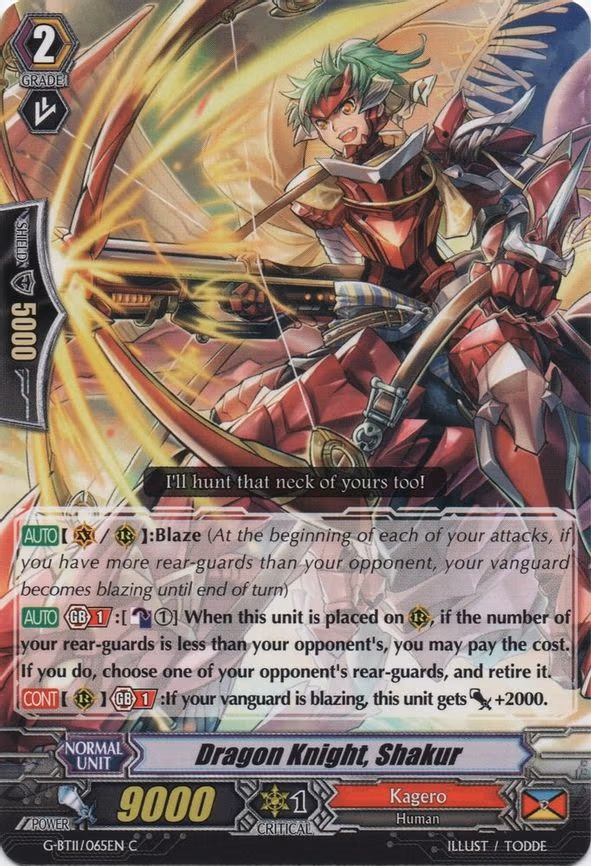 Dragon Knight, Shakur - C (G-BT11/065EN)