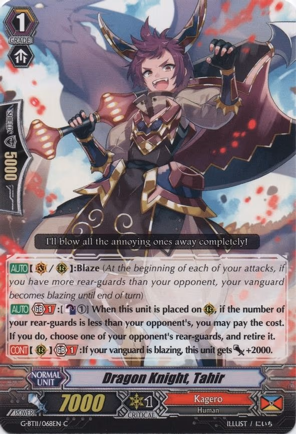 Dragon Knight, Tahir - C (G-BT11/068EN)