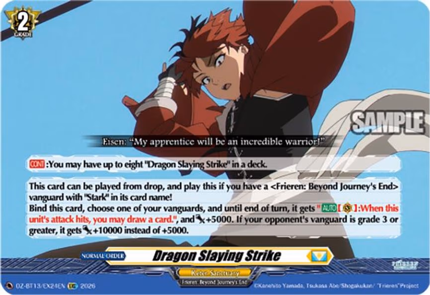 Dragon Slaying Strike - EXC (DZ-BT13/EX24EN)