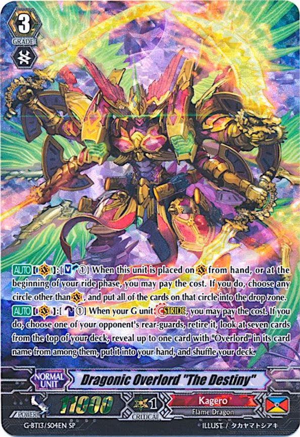 Dragonic Overlord "The Destiny" - SP (G-BT13/S04EN)