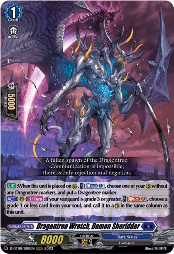 Dragontree Wretch, Demon Sheridder - RRR (D-BT09/006EN)