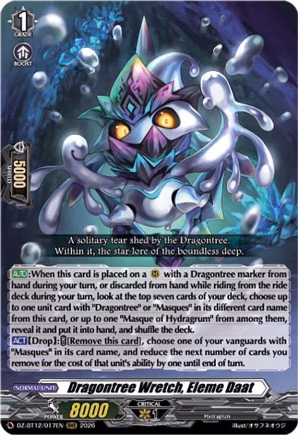 Dragontree Wretch, Eleme Daat - RRR (DZ-BT12/017EN)