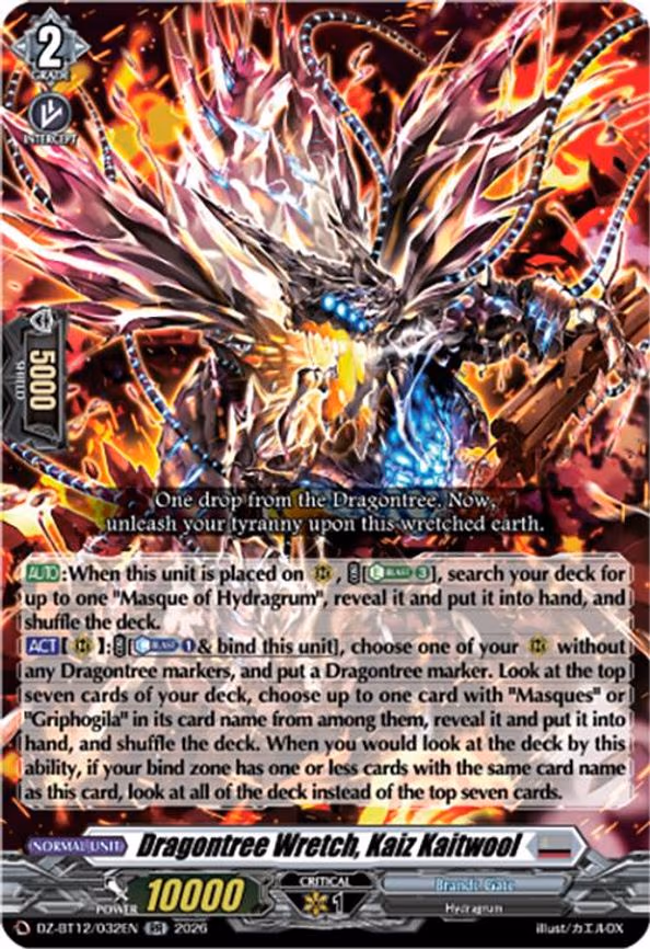 Dragontree Wretch, Kaiz Kaitwool - RR (DZ-BT12/032EN)