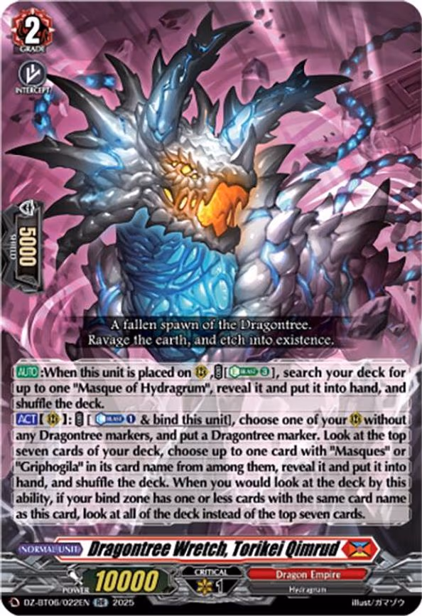 Dragontree Wretch, Torikei Qimrud - RR (DZ-BT06/022EN)