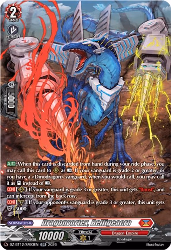 Dragonvortex, Belligeacro