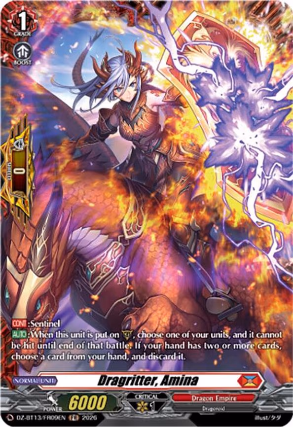 Dragritter, Amina - Frame Rare (DZ-BT13/FR09EN)