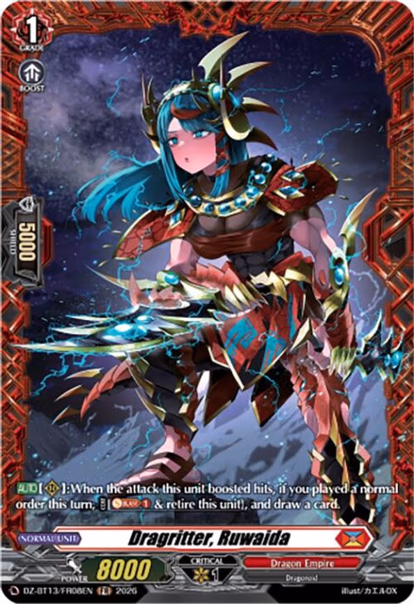 Dragritter, Ruwaida - Frame Rare (DZ-BT13/FR08EN)