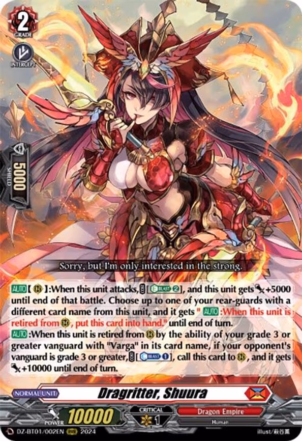 Dragritter, Shuura - RRR (DZ-BT01/002EN)