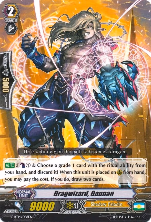 Dragwizard, Gaunan