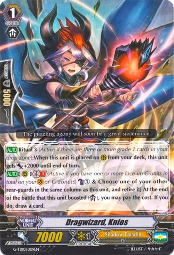Dragwizard, Knies
