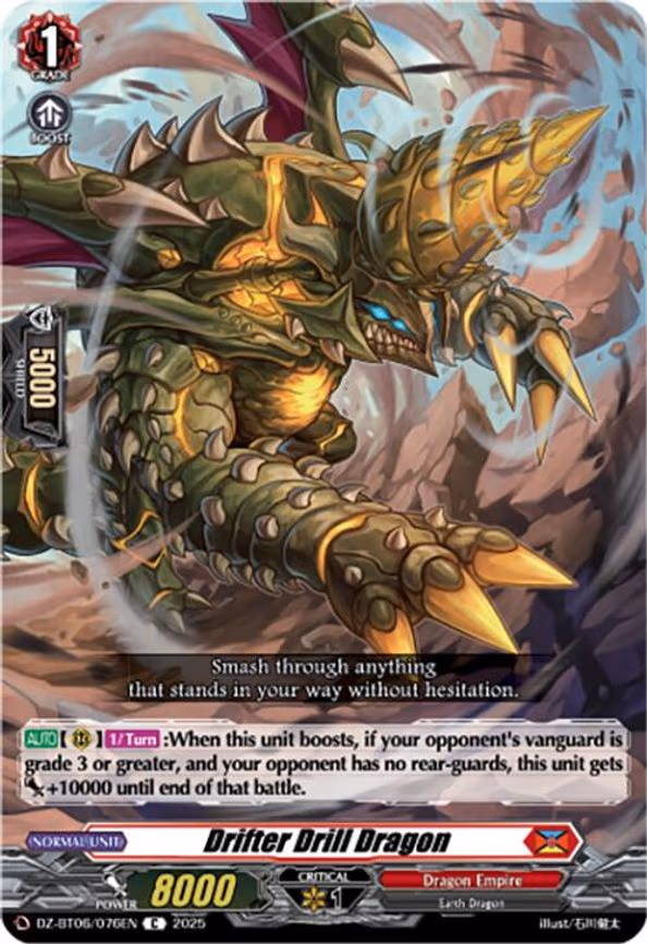 Drifter Drill Dragon - C (DZ-BT06/076EN)