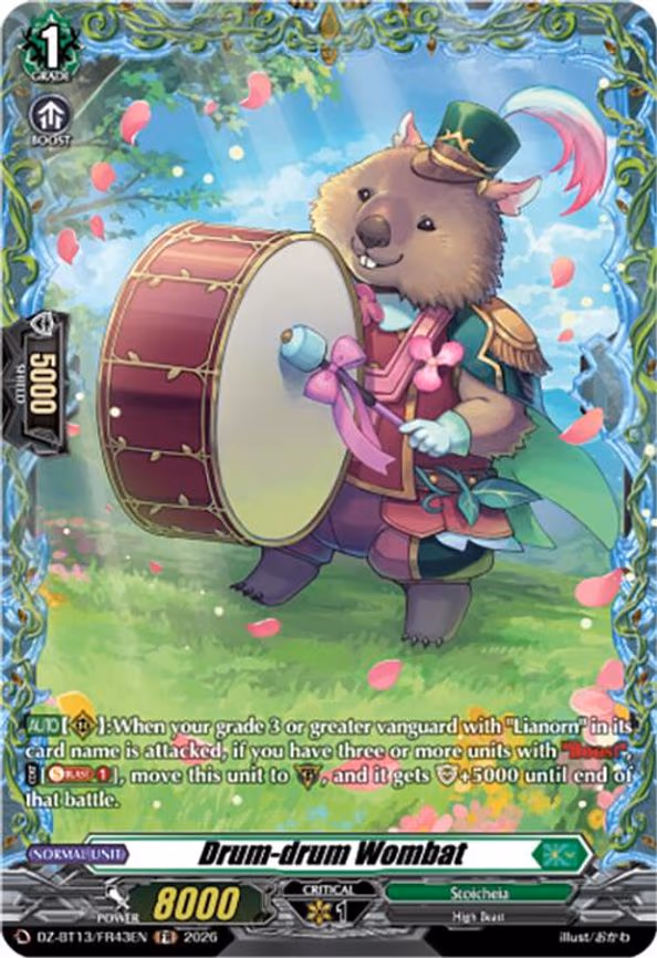Drum-drum Wombat - Frame Rare (DZ-BT13/FR43EN)