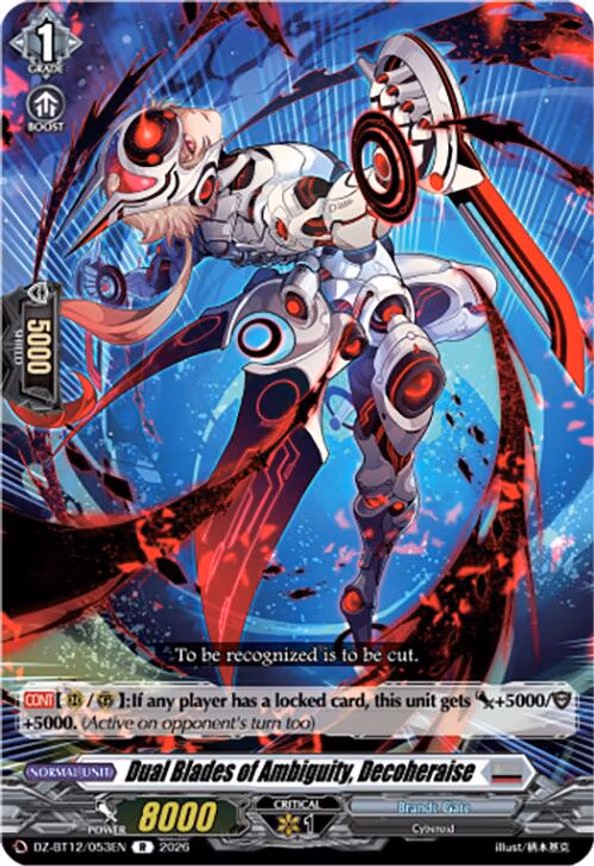 Dual Blades of Ambiguity, Decoheraise - R (DZ-BT12/053EN)