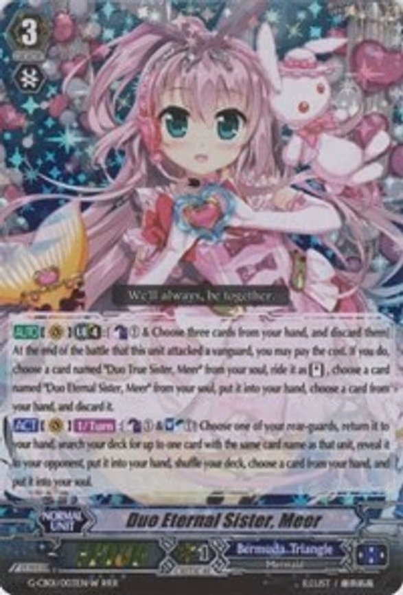 Duo Eternal Sister, Meer