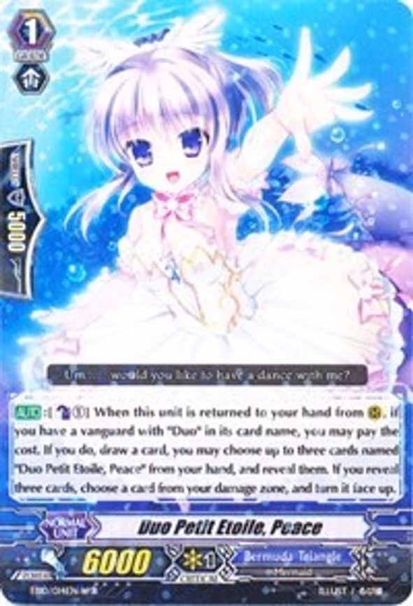 Duo Petit Etoile, Peace (White) - R (EB10/014EN-W)
