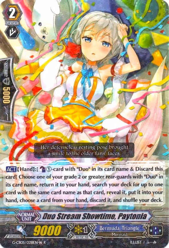 Duo Stream Showtime, Paytonia (White) - R (G-CB05/028EN W)