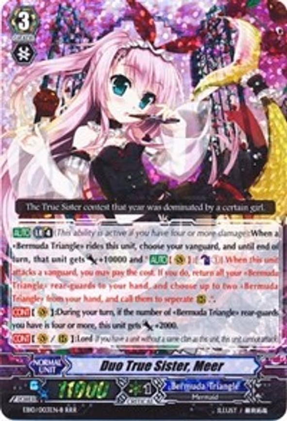 Duo True Sister, Meer (Black) - RRR (EB10/003EN-B)