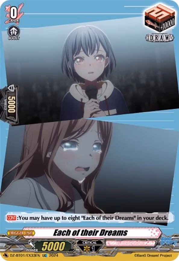 Each of their Dreams - EXC (DZ-BT01/EX33EN)