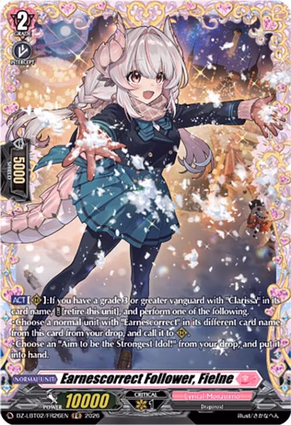 Earnescorrect Follower, Fielne - Frame Rare (DZ-LBT02/FR26EN)