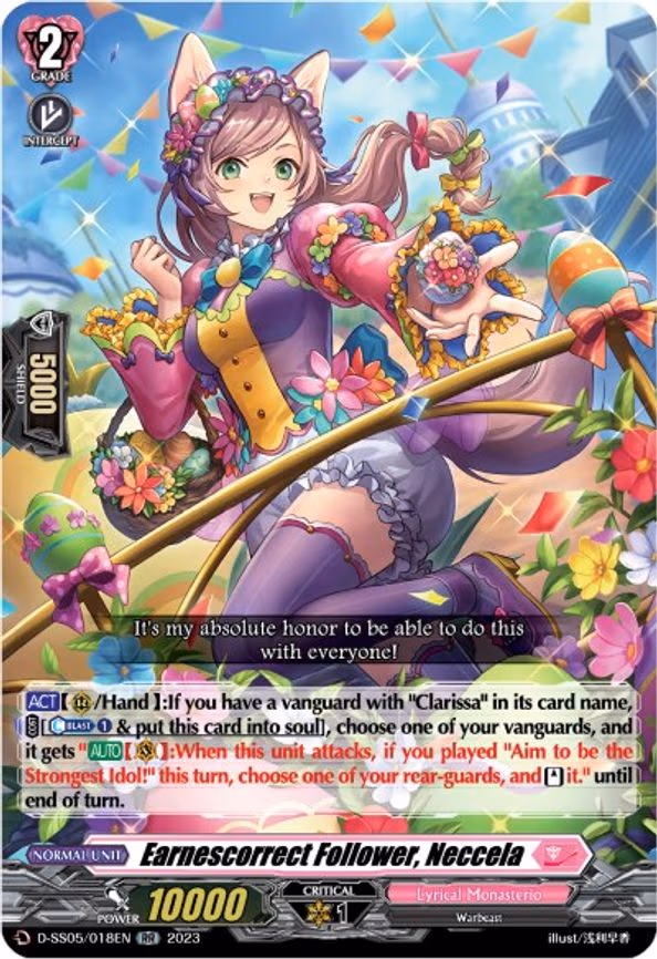 Earnescorrect Follower, Neccela - RR (D-SS05/018EN)