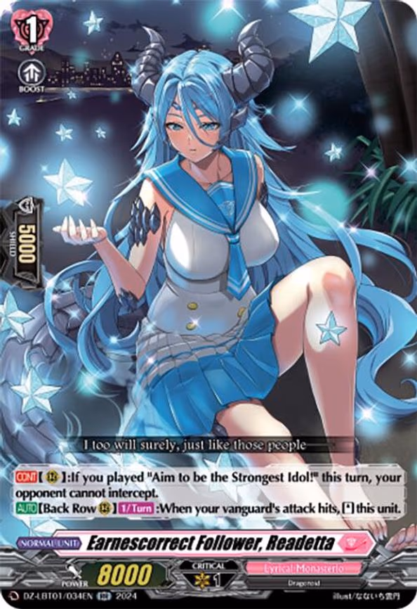 Earnescorrect Follower, Readetta - RR (DZ-LBT01/034EN)