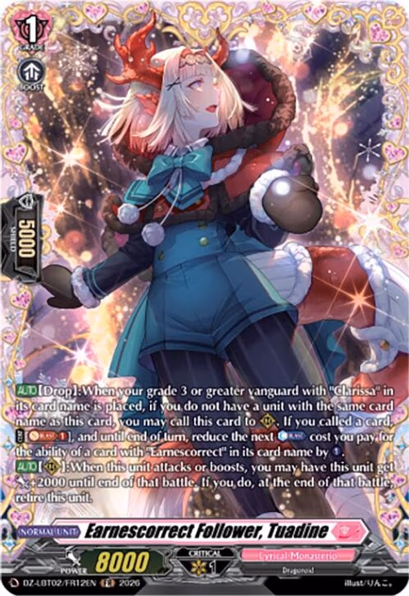 Earnescorrect Follower, Tuadine - Frame Rare (DZ-LBT02/FR12EN)