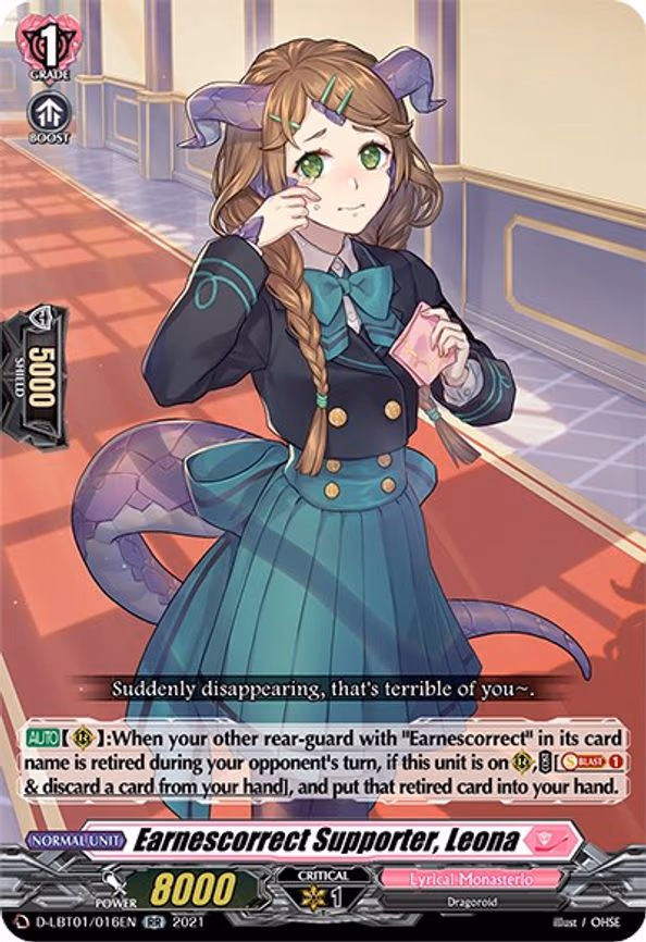 Earnescorrect Supporter, Leona - RR (D-LBT01/016EN)