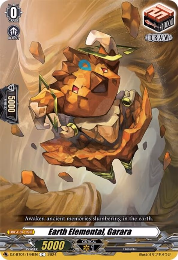 Earth Elemental, Garara - C (DZ-BT01/144EN)