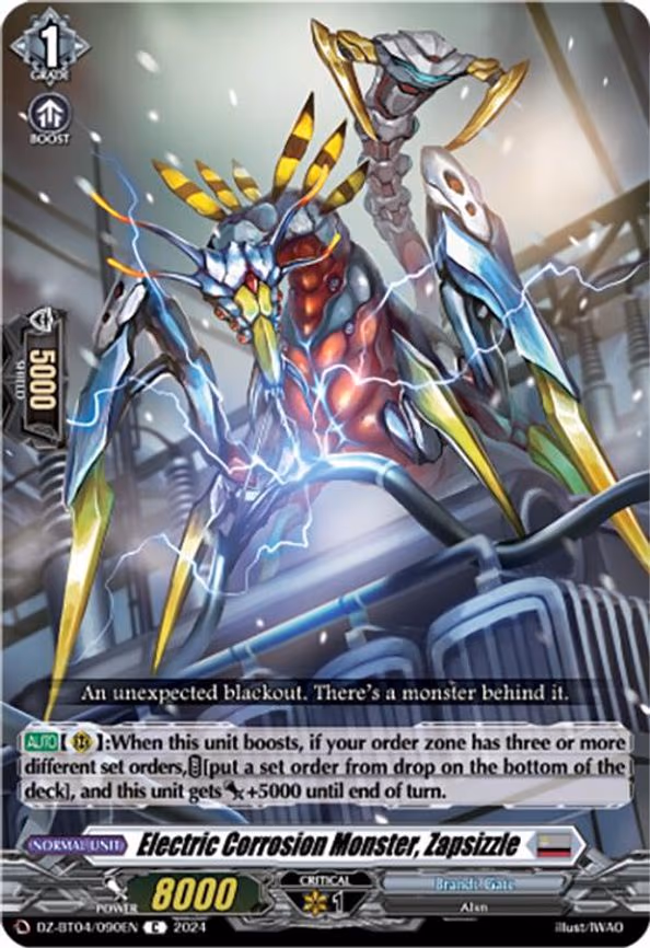 Electric Corrosion Monster, Zapsizzle - C (DZ-BT04/090EN)