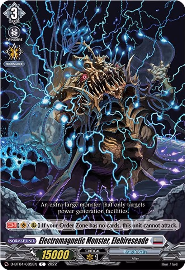 Electromagnetic Monster, Elehireseade - C (D-BT04/085EN)