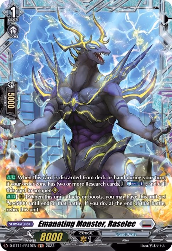 Emanating Monster, Raselec - FR (D-BT11/FR19EN)