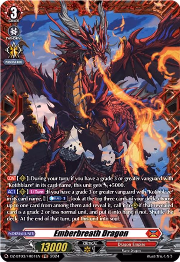 Emberbreath Dragon - FR (DZ-BT03/FR01EN)