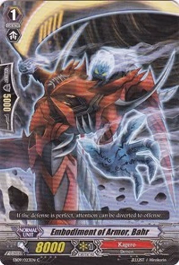 Embodiment of Armor, Bahr