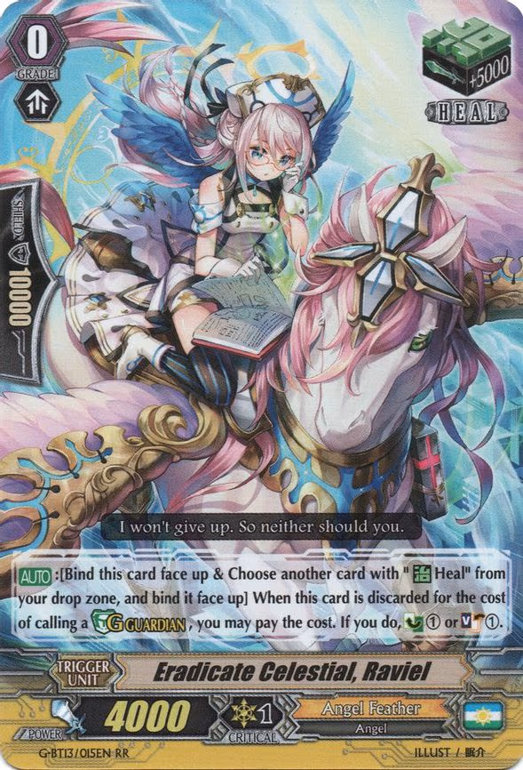 Eradicate Celestial, Raviel - RR (G-BT13/015EN)