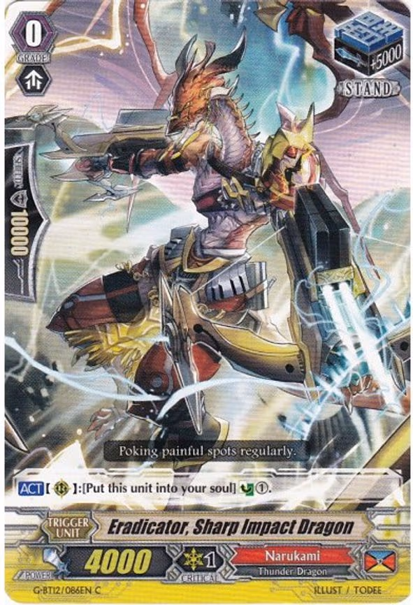 Eradicator, Sharp Impact Dragon - C (G-BT12/086EN)