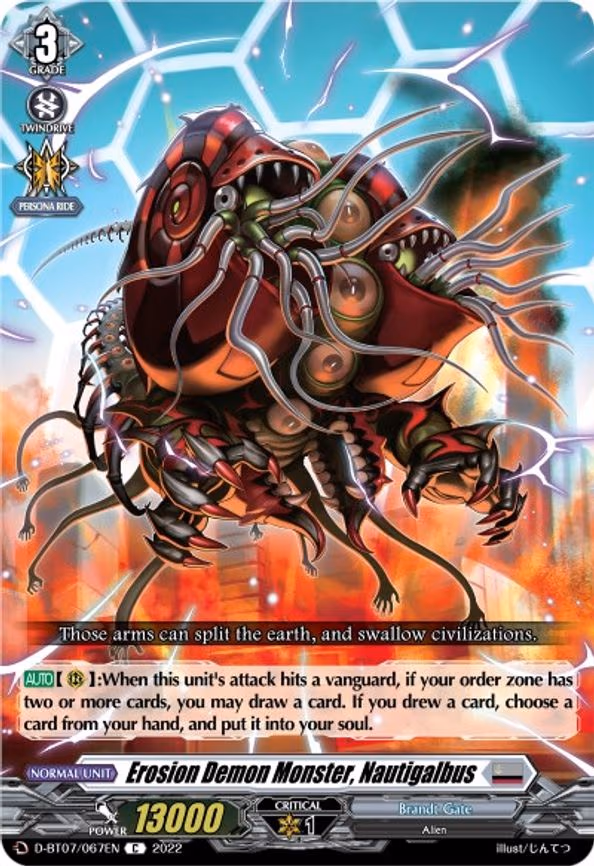 Erosion Demon Monster, Nautigalbus - C (D-BT07/067EN)