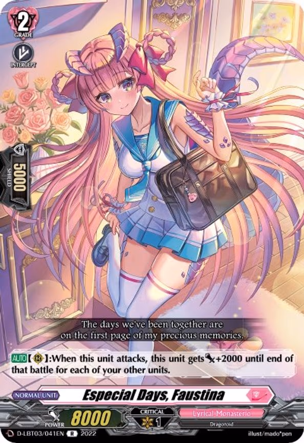 Especial Days, Faustina - R (D-LBT03/041EN)