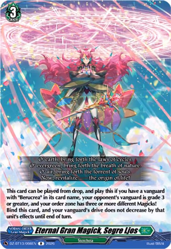 Eternal Gran Magick, Segre Ljos - R (DZ-BT13/098EN)
