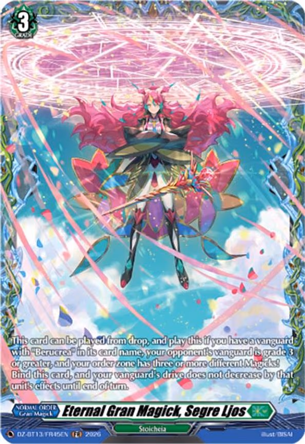 Eternal Gran Magick, Segre Ljos - Frame Rare (DZ-BT13/FR45EN)