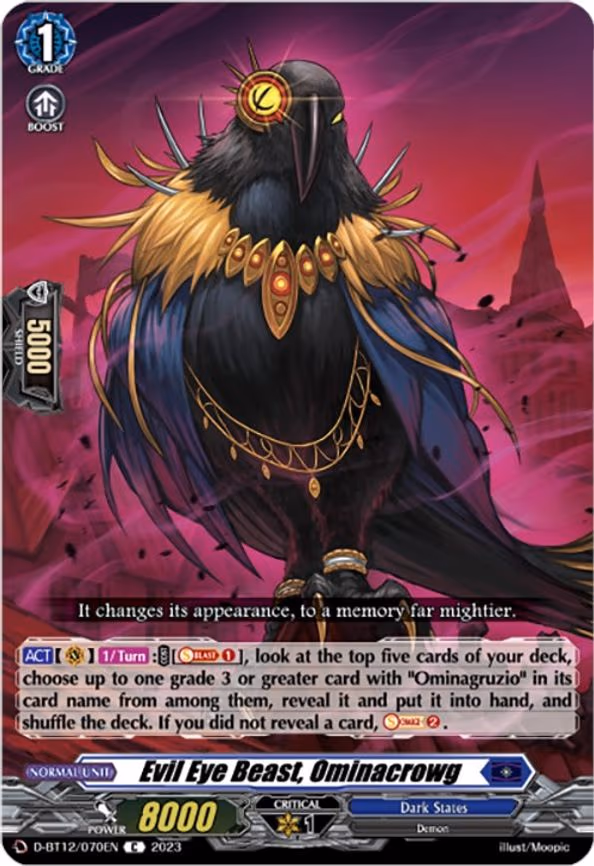 Evil Eye Beast, Ominacrowg - C (D-BT12/070EN)