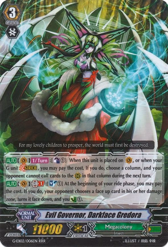 Evil Governor, Darkface Gredora - RRR (G-EB02/006EN)
