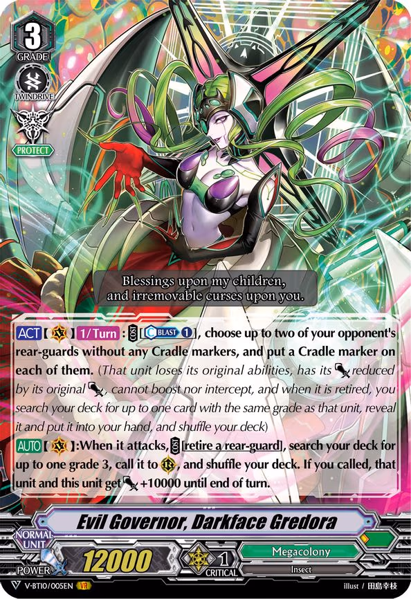 Evil Governor, Darkface Gredora - VR (V-BT10/005EN)