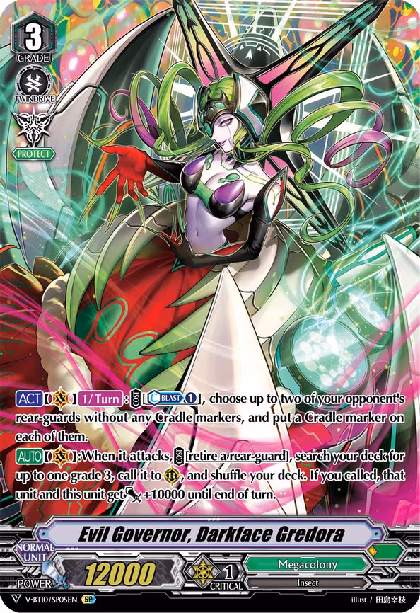 Evil Governor, Darkface Gredora - SP (V-BT10/SP05EN)