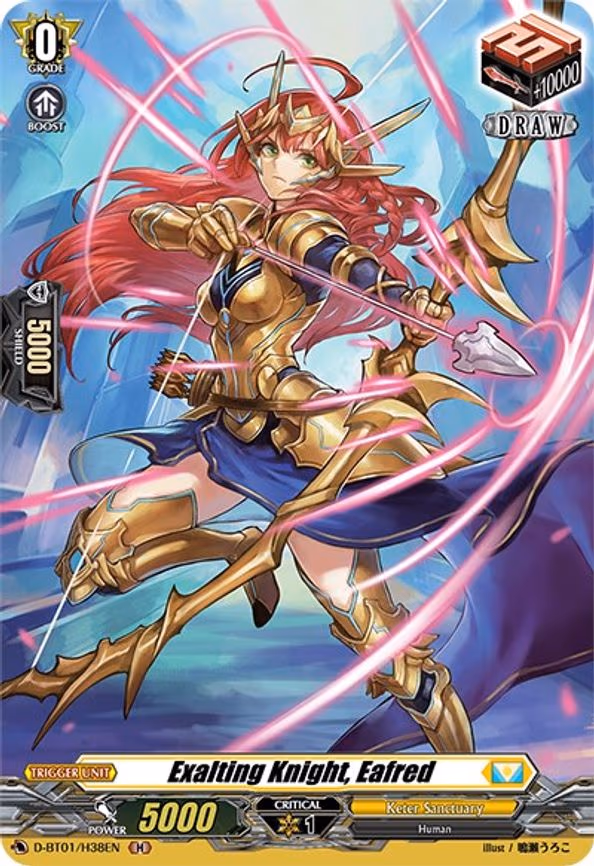 Exalting Knight, Eafred (Holo) - H (D-BT01/H38EN)
