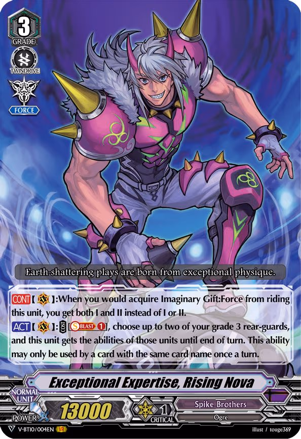 Exceptional Expertise, Rising Nova - VR (V-BT10/004EN)