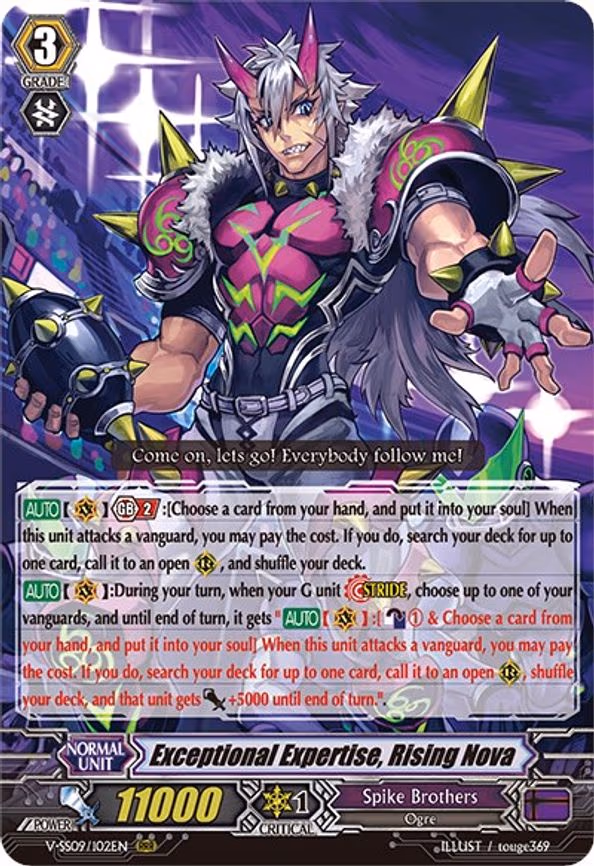 Exceptional Expertise, Rising Nova - RRR (V-SS09/102EN)