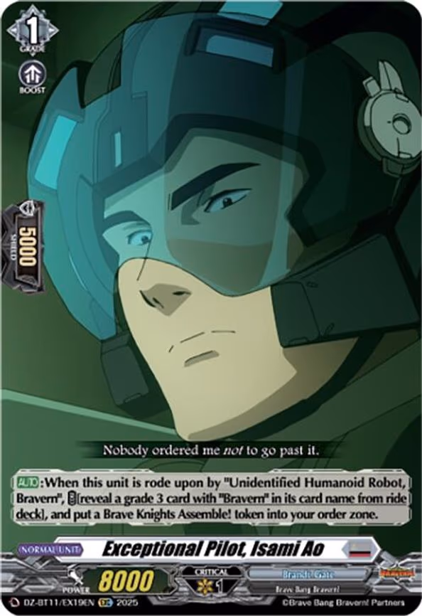 Exceptional Pilot, Isami Ao - EXC (DZ-BT11/EX19EN)