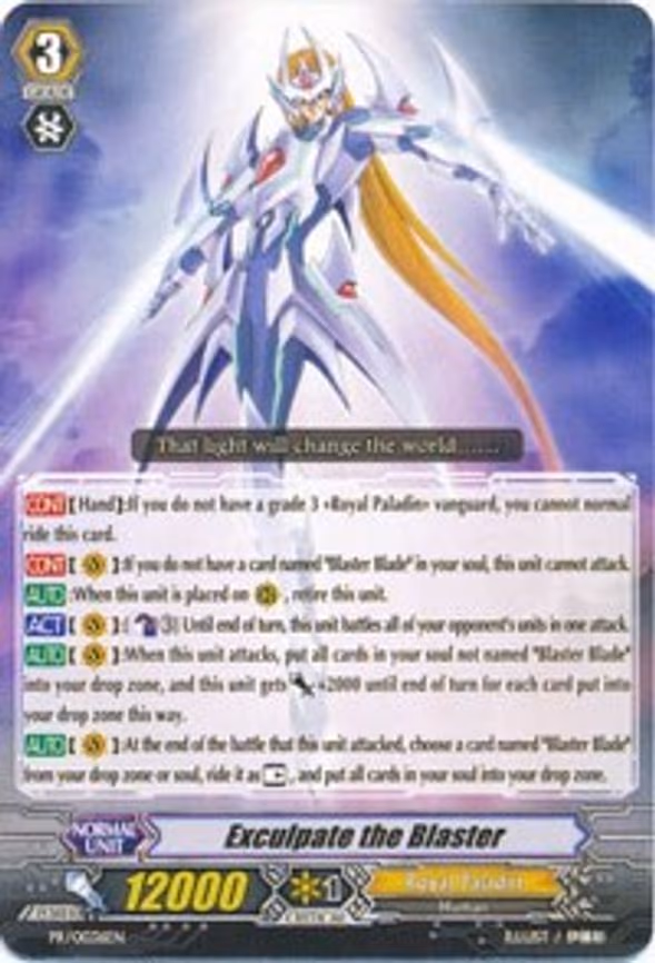 Exculpate the Blaster - PR (PR/0036EN)