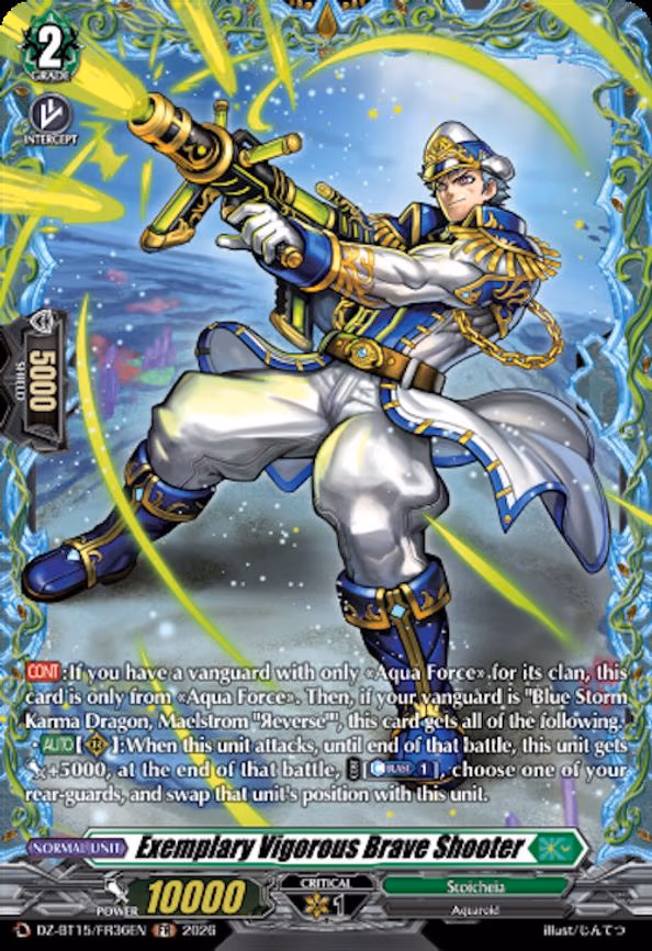 Exemplary Vigorous Brave Shooter - Frame Rare (DZ-BT15/FR36EN)