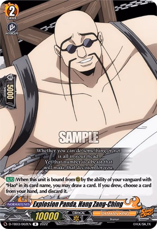 Explosion Panda, Hang Zang-Ching - R (D-TB03/062EN)